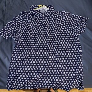 Ted Baker purple and White Patterned Shirt